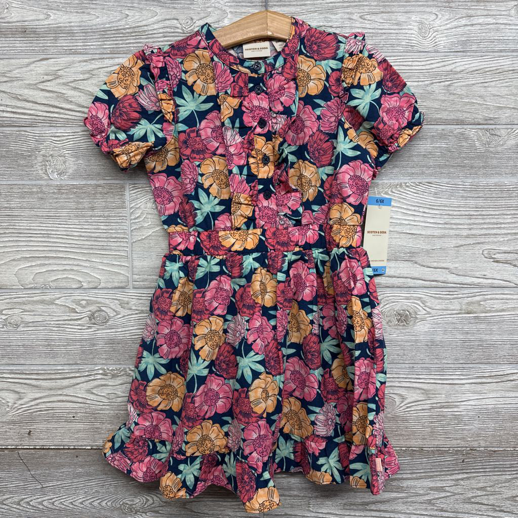 NEW Woven Tiered Dress Flowers 6