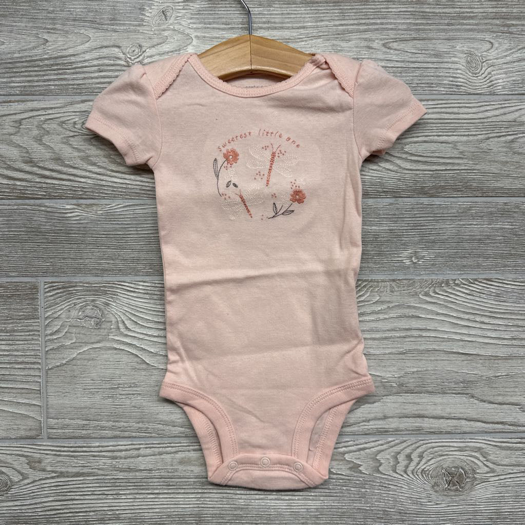 NEW Bodysuit & LS Shirt W/ Hood Flowers Sweetest Little One 9m