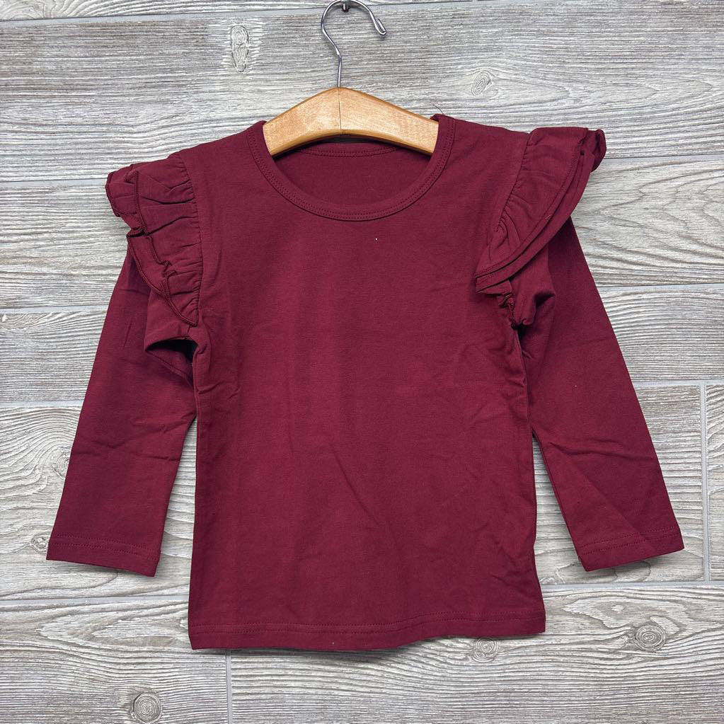 Nw/oT Shirt Ruffle Shoulder