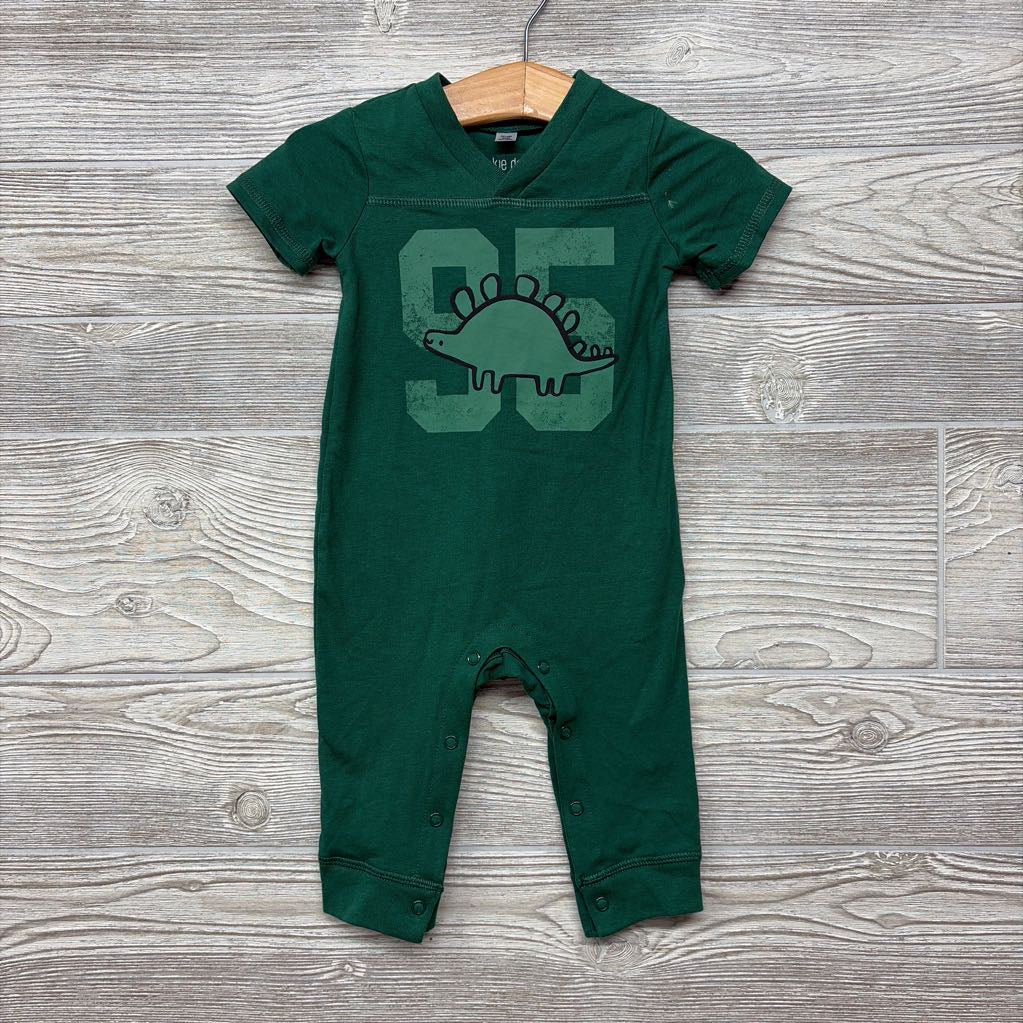 V Neck Outfit Dinosaur 95 6m