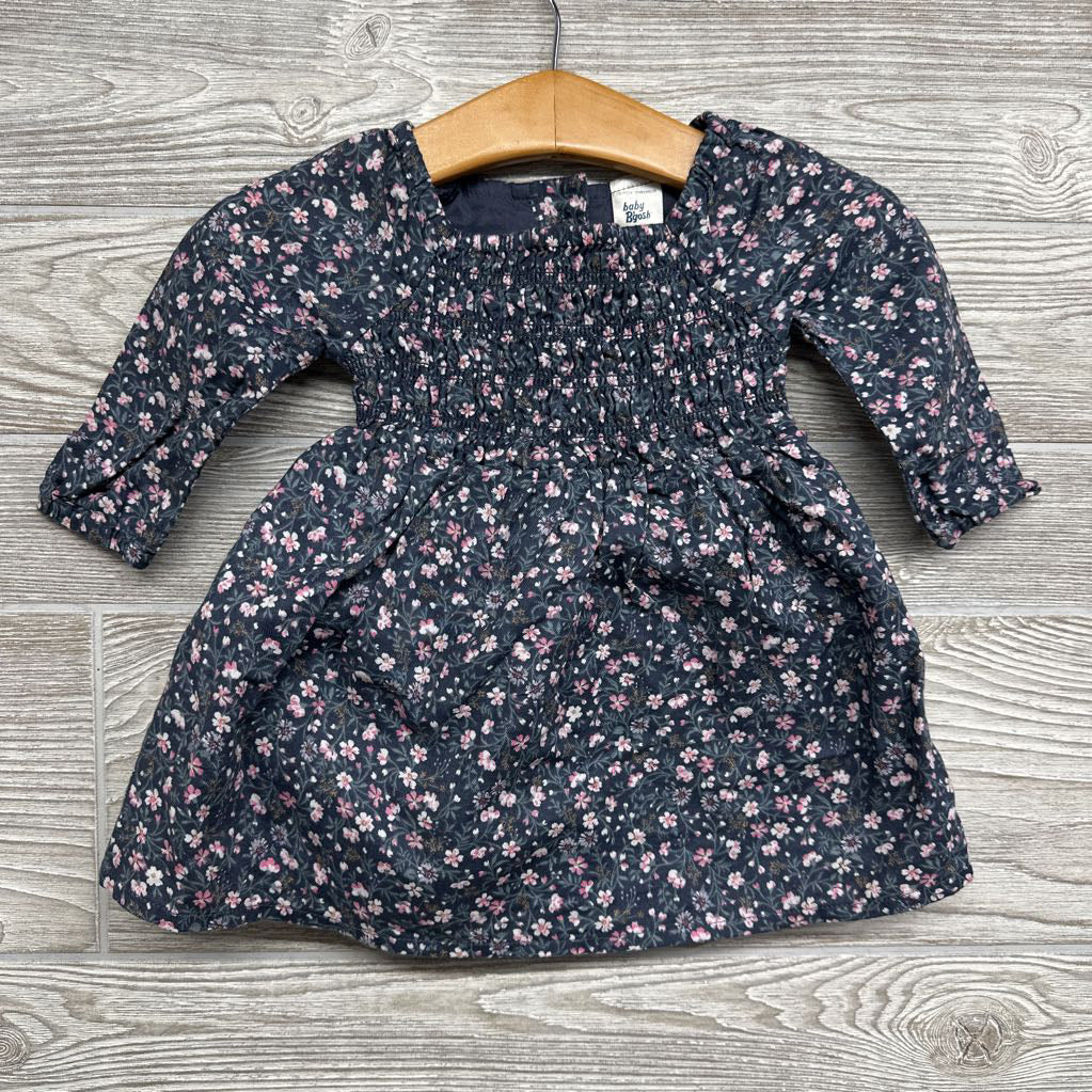 LS Smocked Dress Flowers 6m
