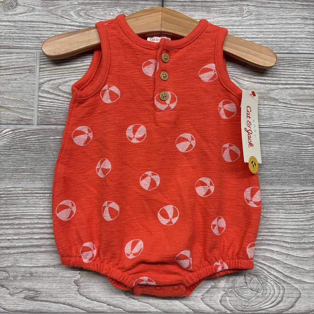 NEW Henley Romper Beach Balls 0-3m