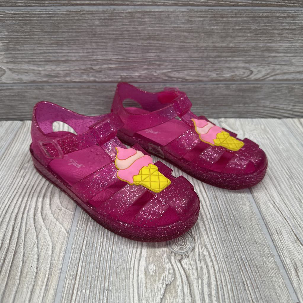 Glitter Jelly Shoes Ice Cream Cones