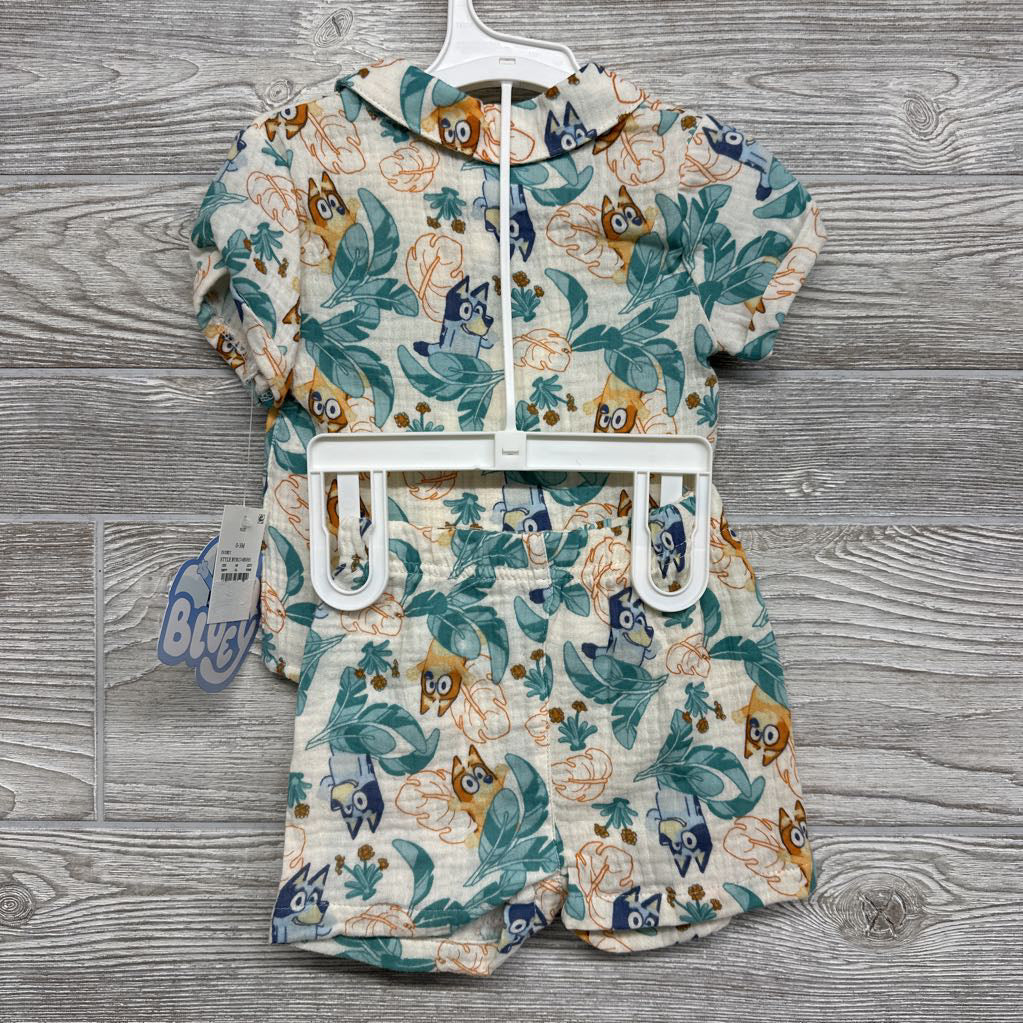 NEW Character Muslin SS Shirt & Shorts 0-3M