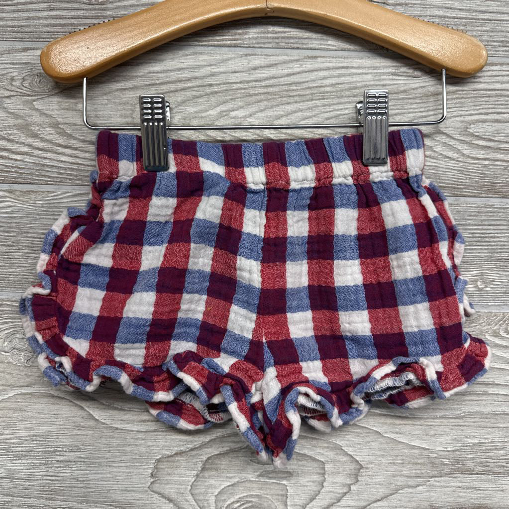 Muslin Smocked Dress & Bloomers Gingham 2t