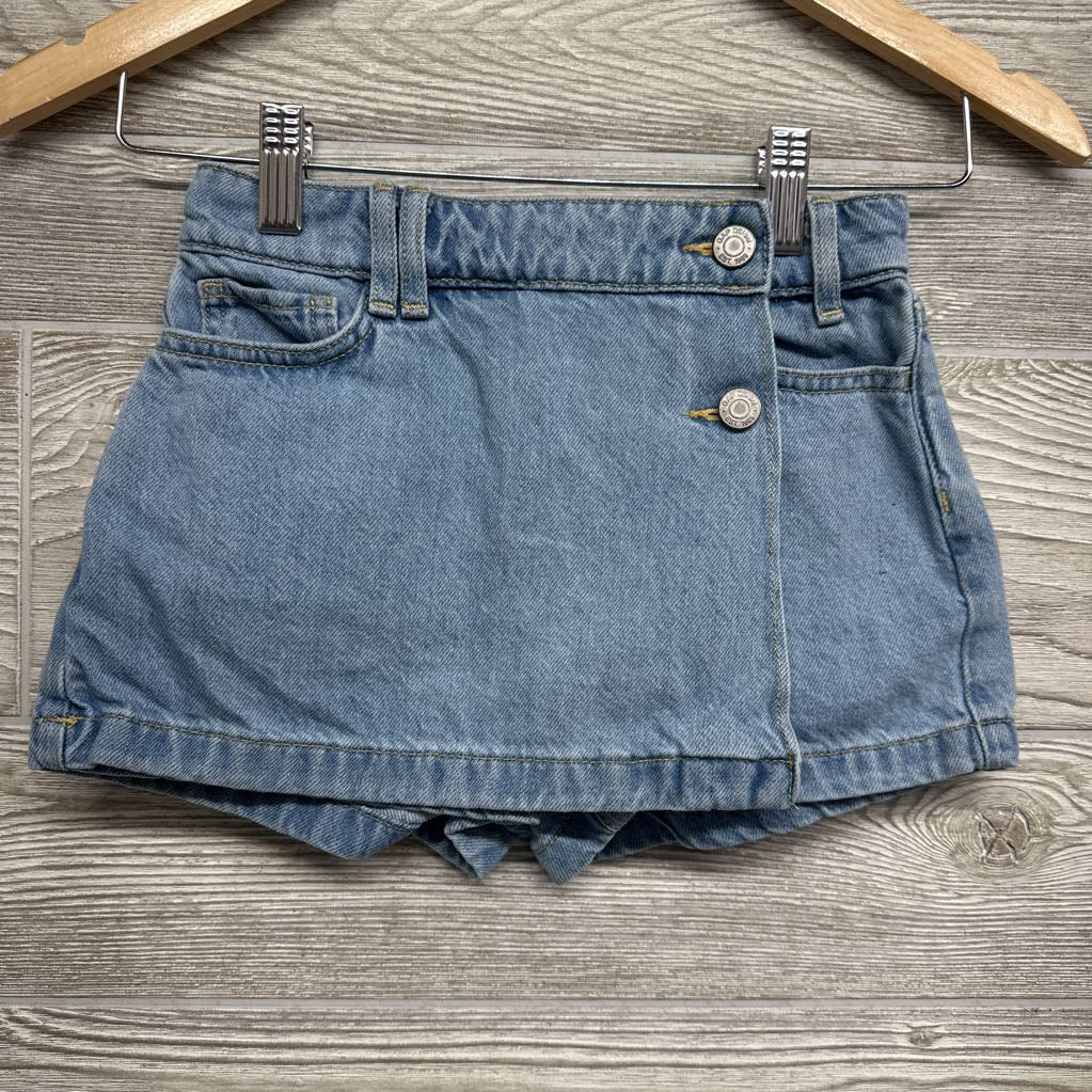 Denim Wrap Skort 7