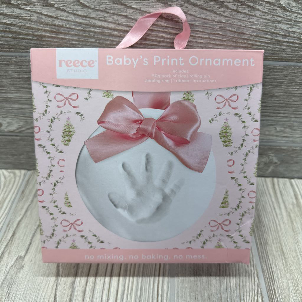 NEW Baby's Print Ornament