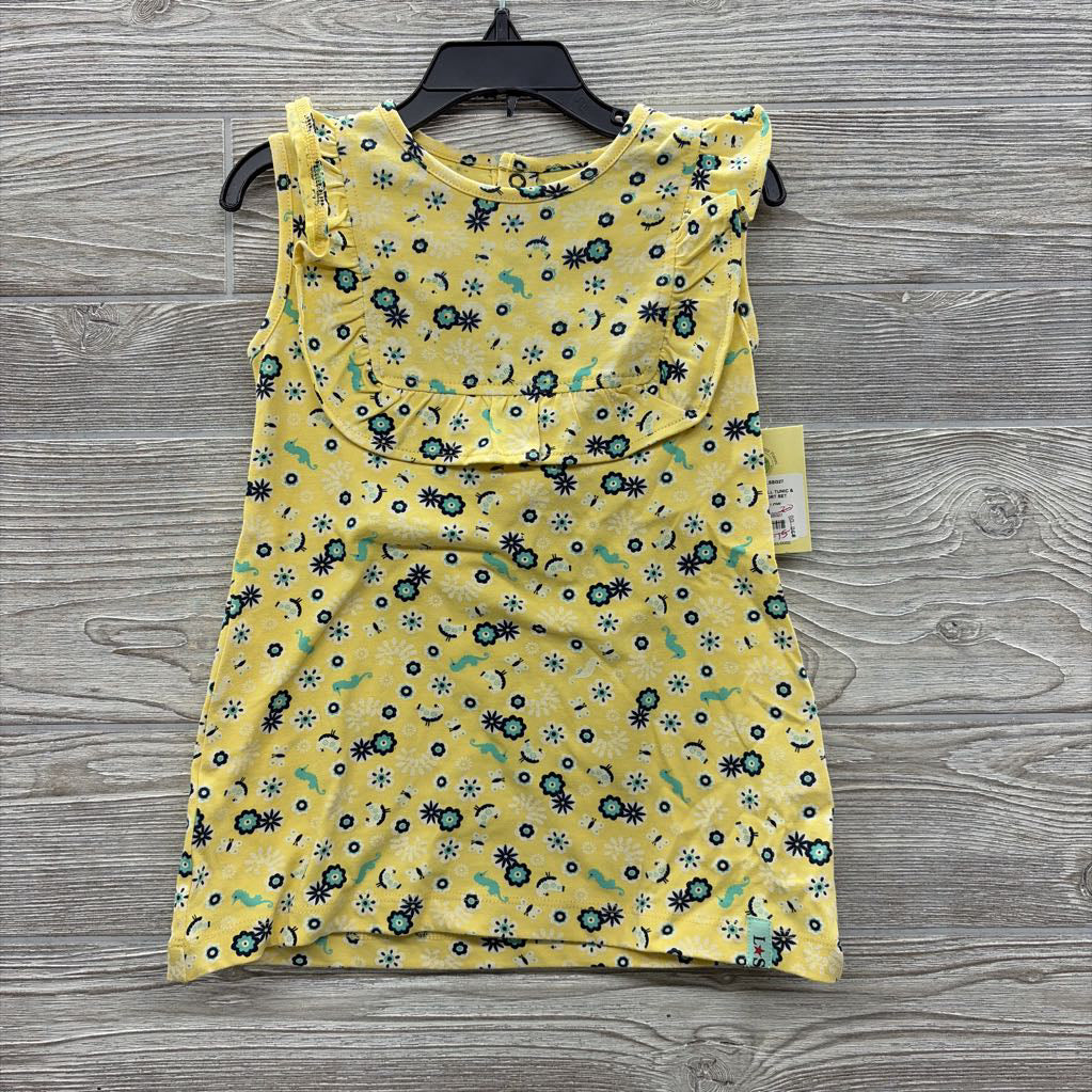NEW Tank Dress Flowers Ruffles 18-24m