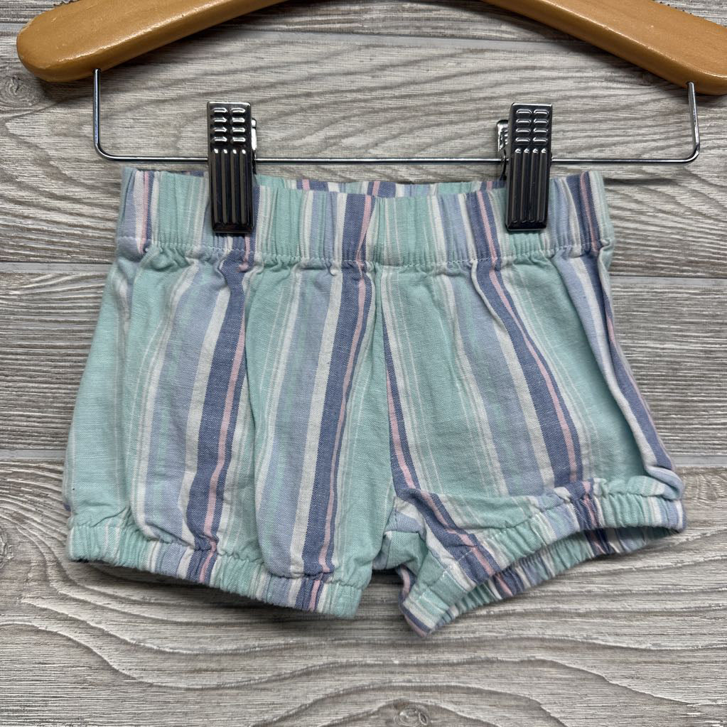 Flutter Sleeve Shirt & Shorts Stripes 3M