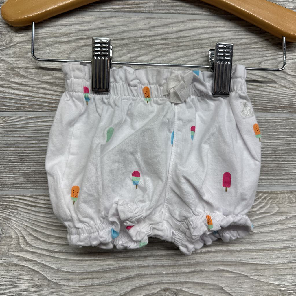 Organic Bodysuit & Shorts Popsicles 0-3M
