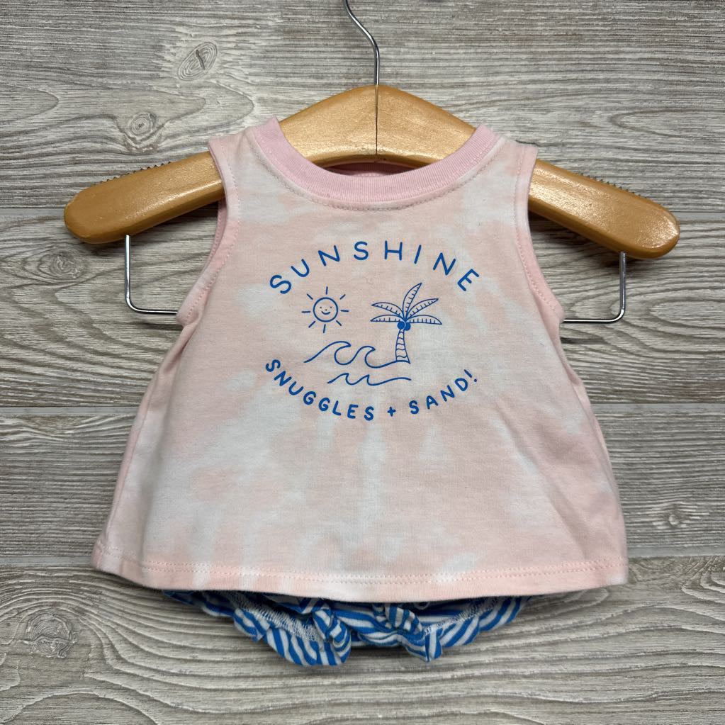 Tank Top Sunshine & Shorts 0-3