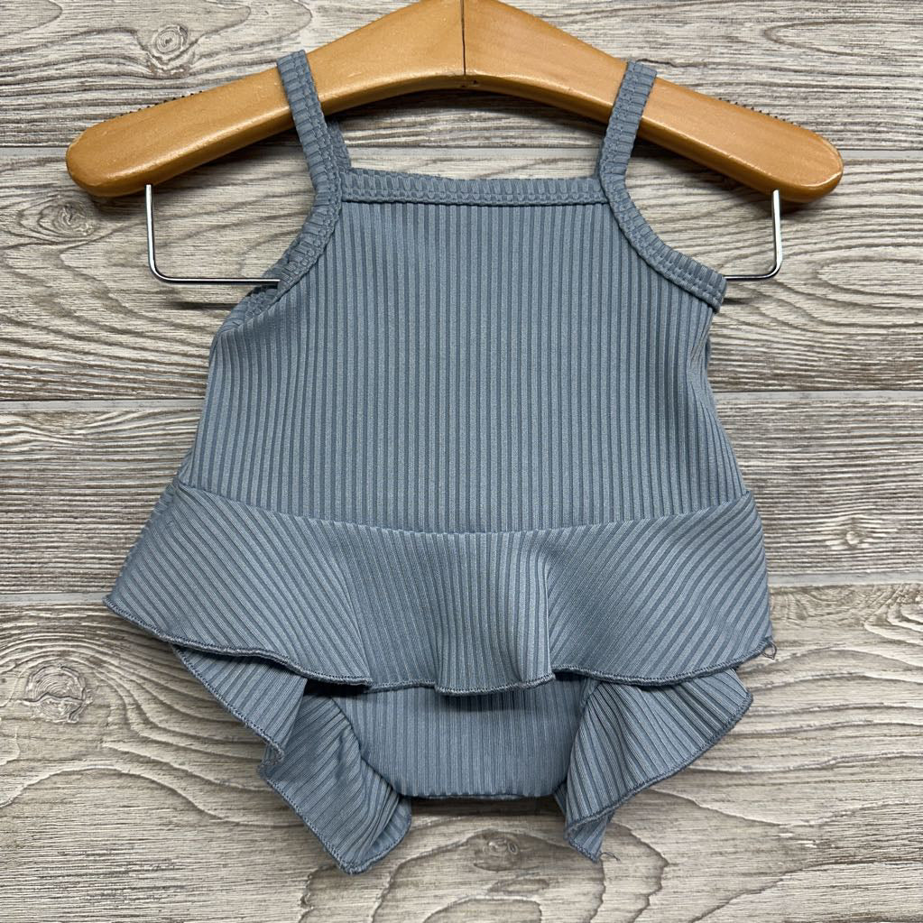 Ribbed Tank & Shorts 0-3M