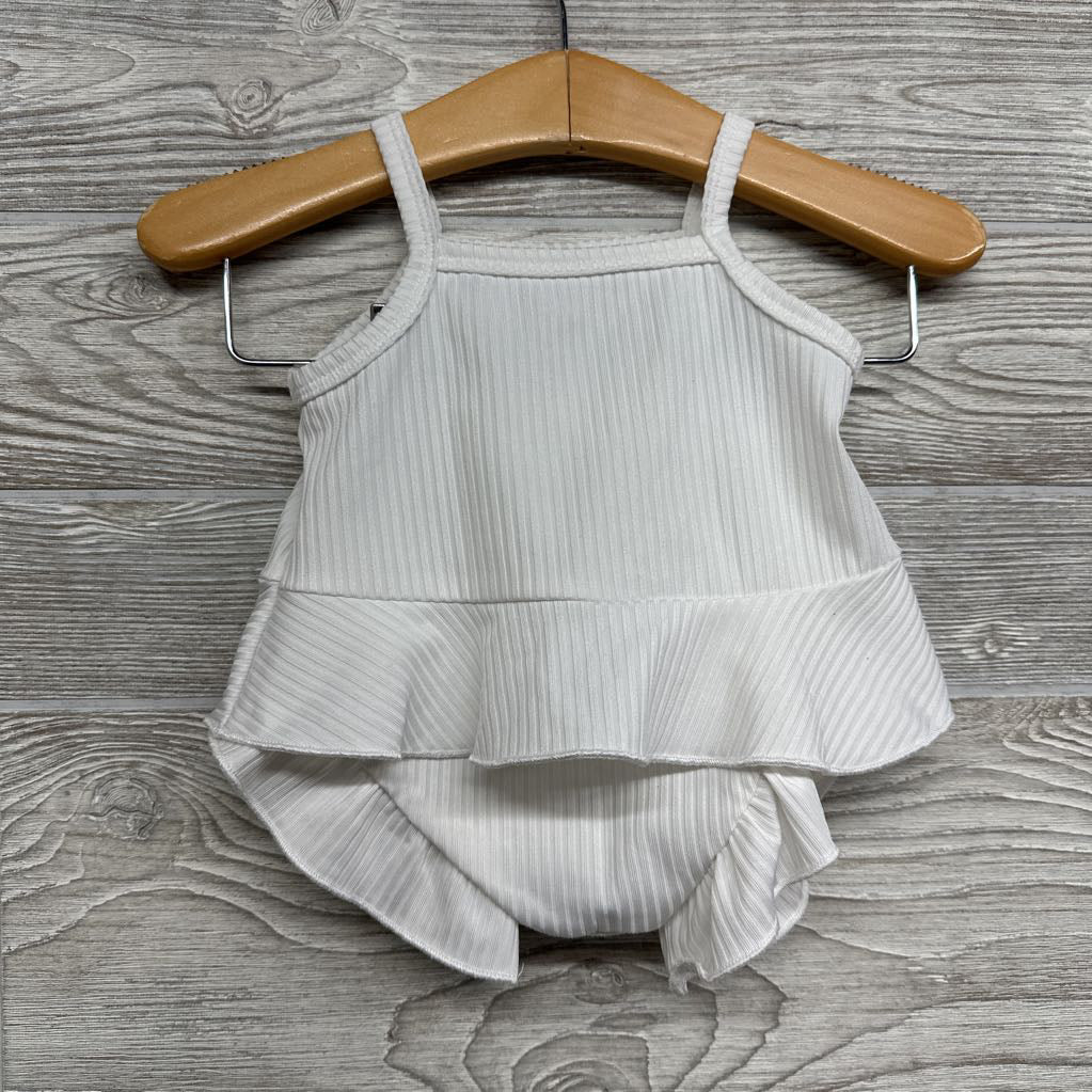 Ribbed Tank & Shorts 0-3M