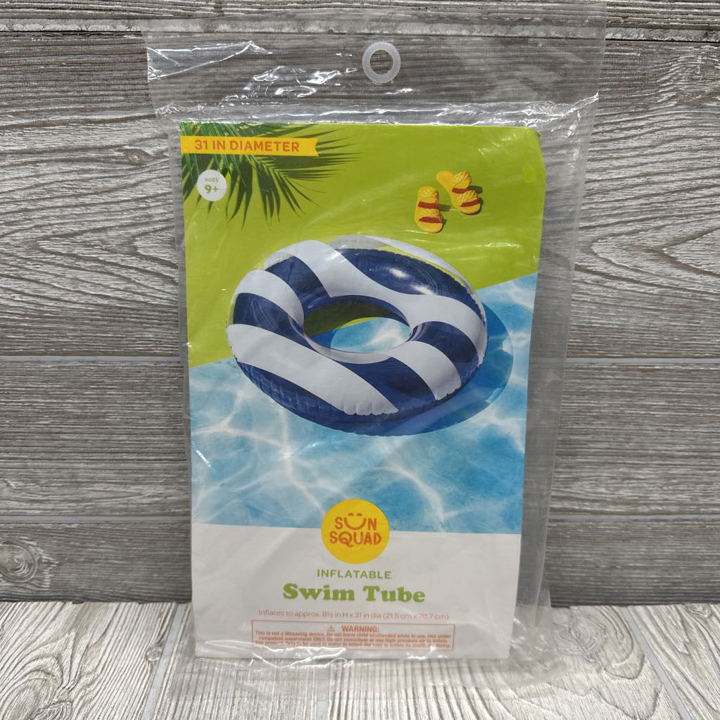 NEW Inflatable Swim Tube Stripes