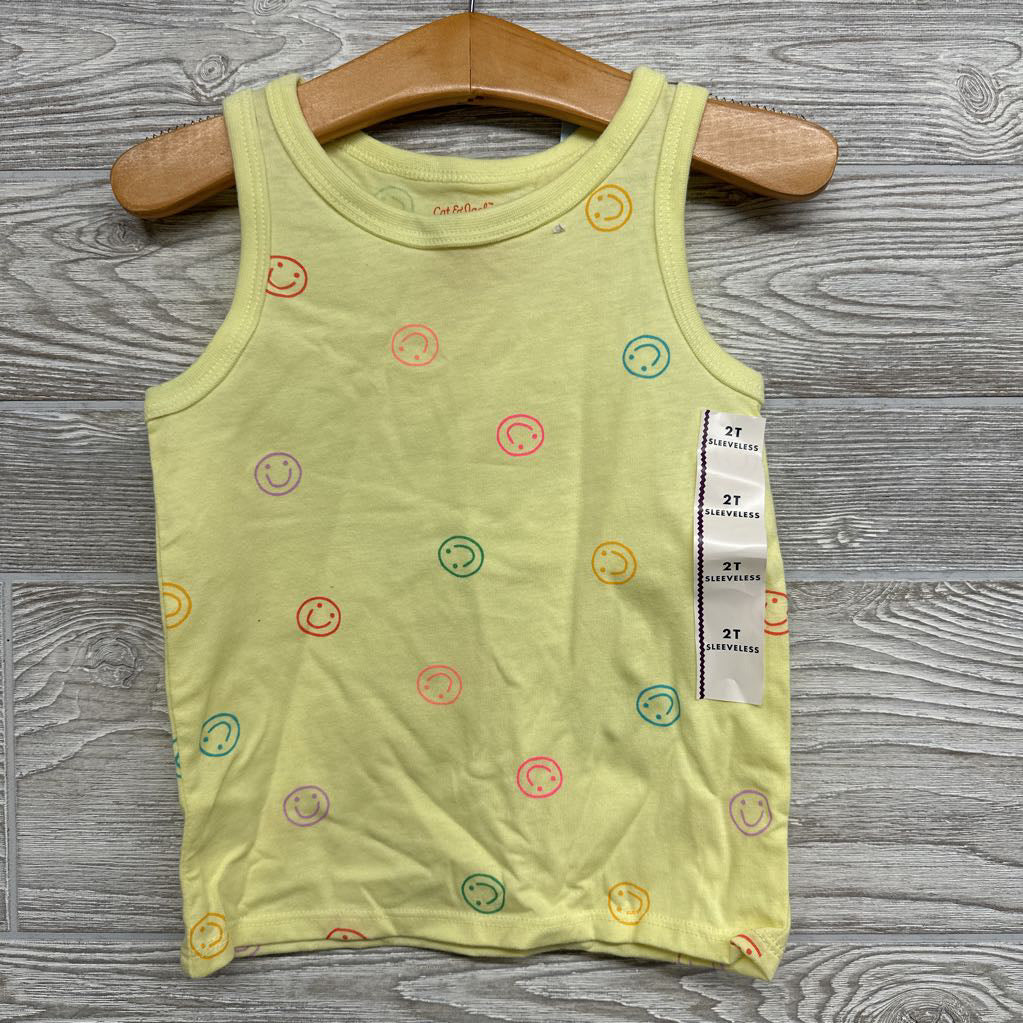 NEW Tank Top Smiley Faces 2t