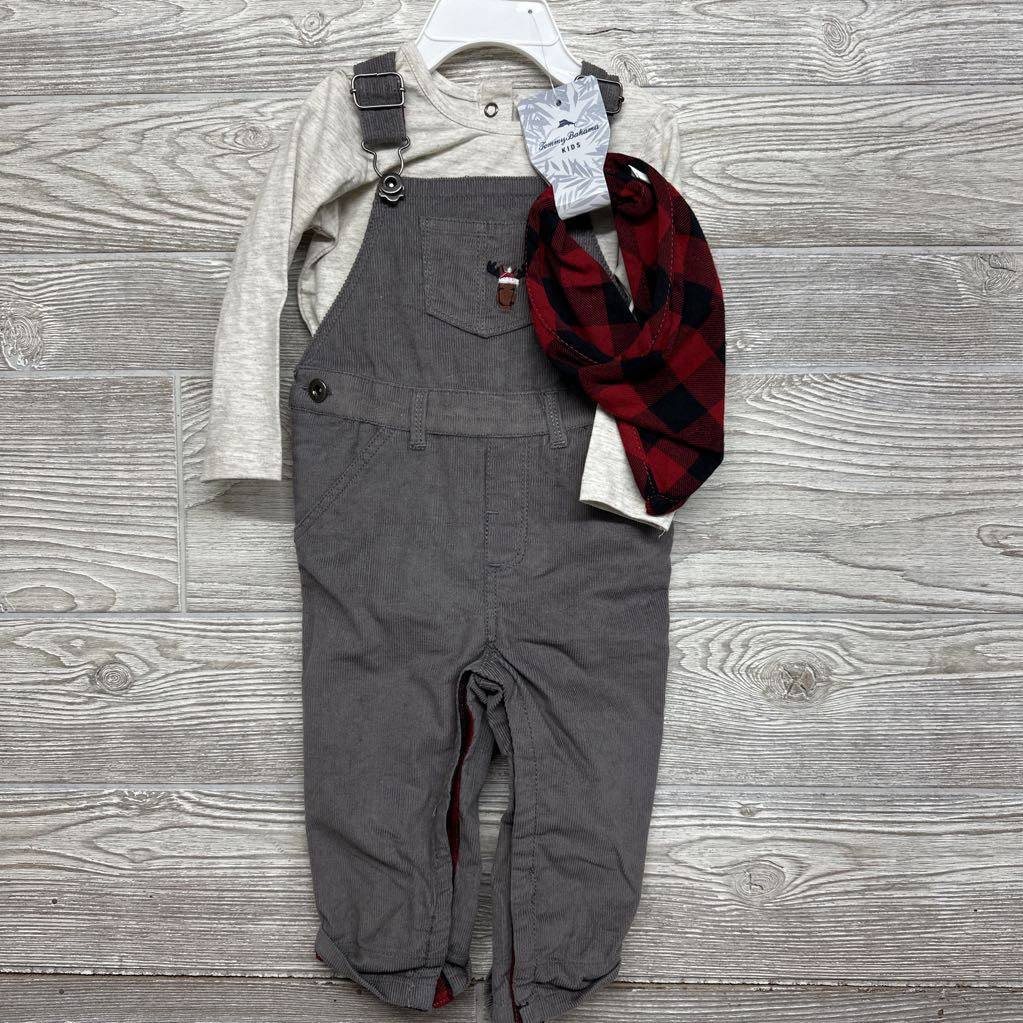 NEW Cord Overalls & Bodysuit Moose 9M