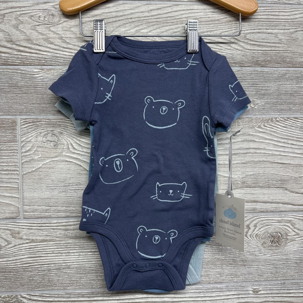 NEW 3 Pk Bodysuit Bears 3-6M