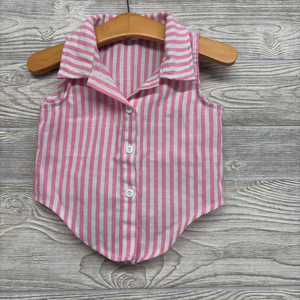 Button Up Tank Top Stripes 12-18m