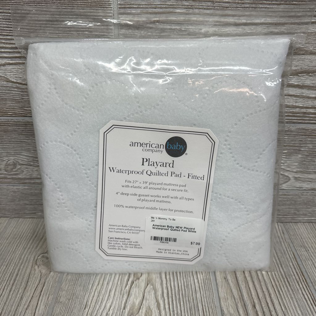 NEW Playard Waterproof Quilted Pad
