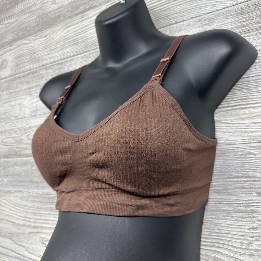 NEW Ribbed Nursing Bra XXL