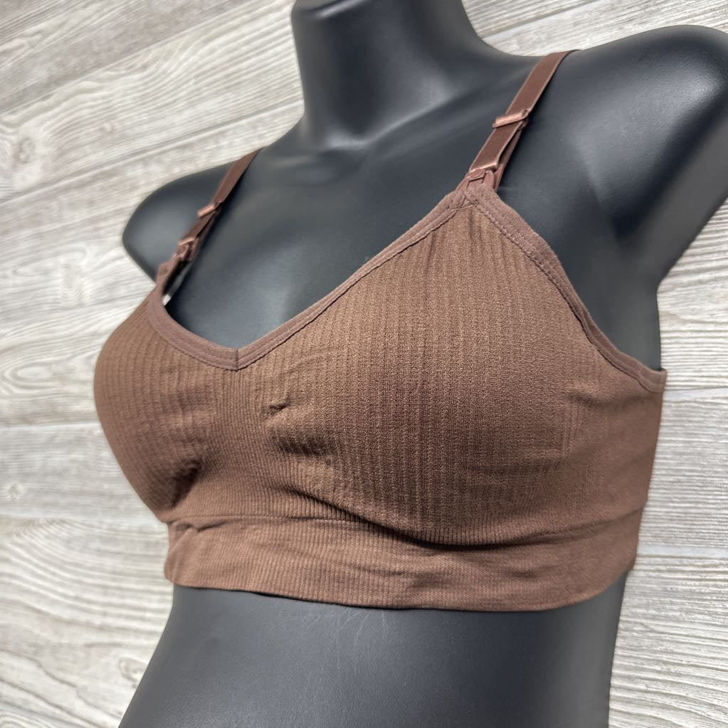 NEW Ribbed Nursing Bra Medium