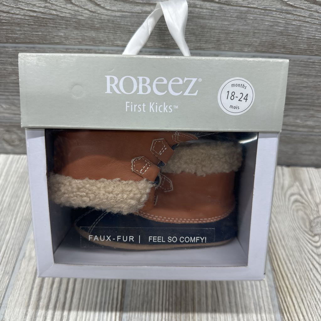 NEW First Kicks Faux Fur Conner Boots 18-24m