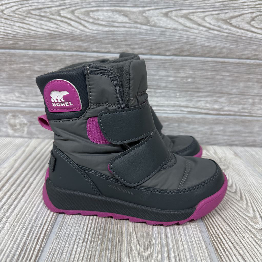 Whitney 2 Velcro Strap Boots 9c