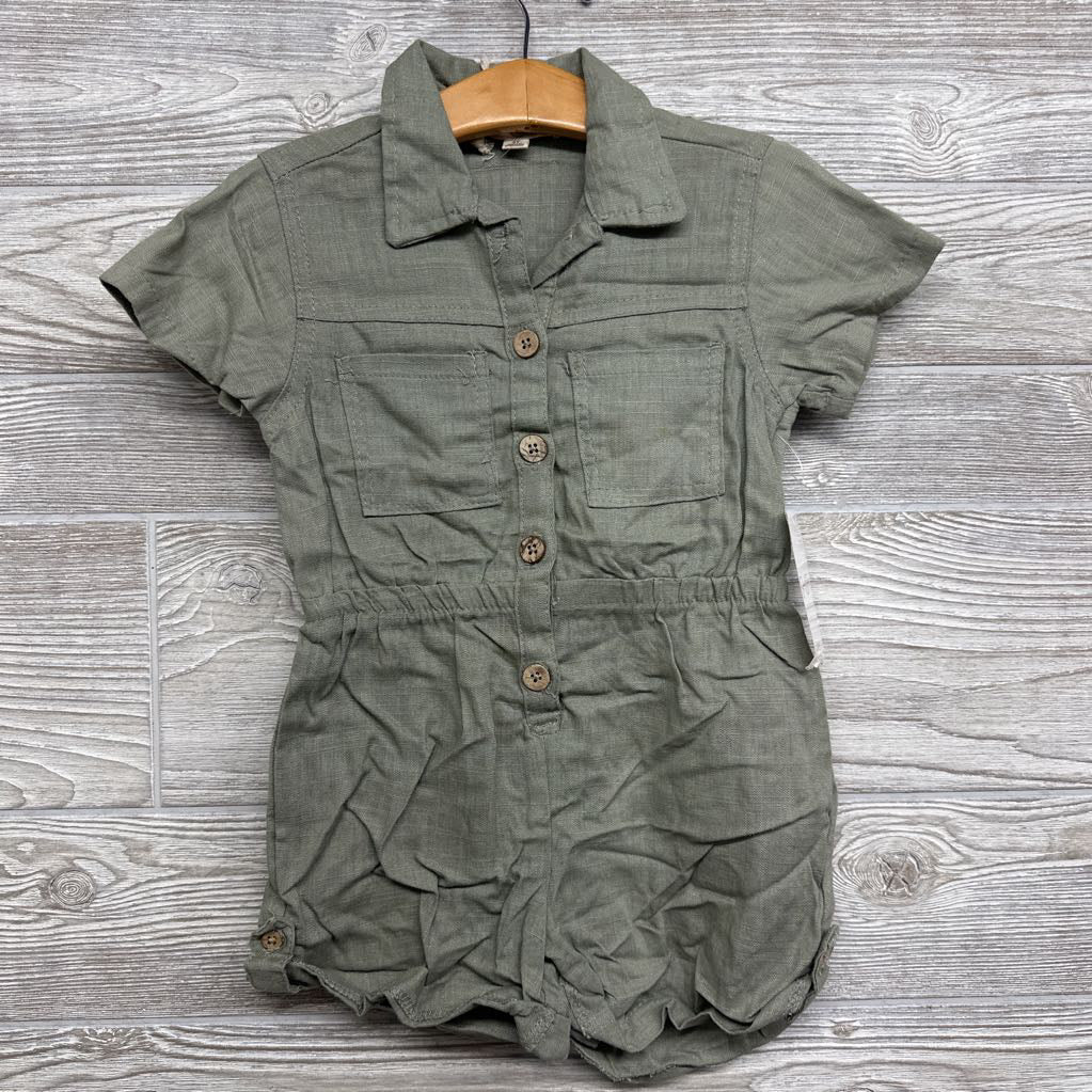 NEW Button Up Romper 4T