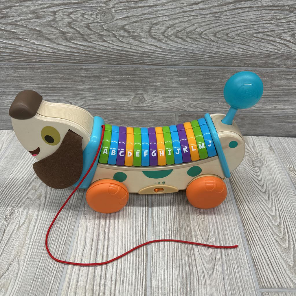 Wooden Pull Along Alphapup