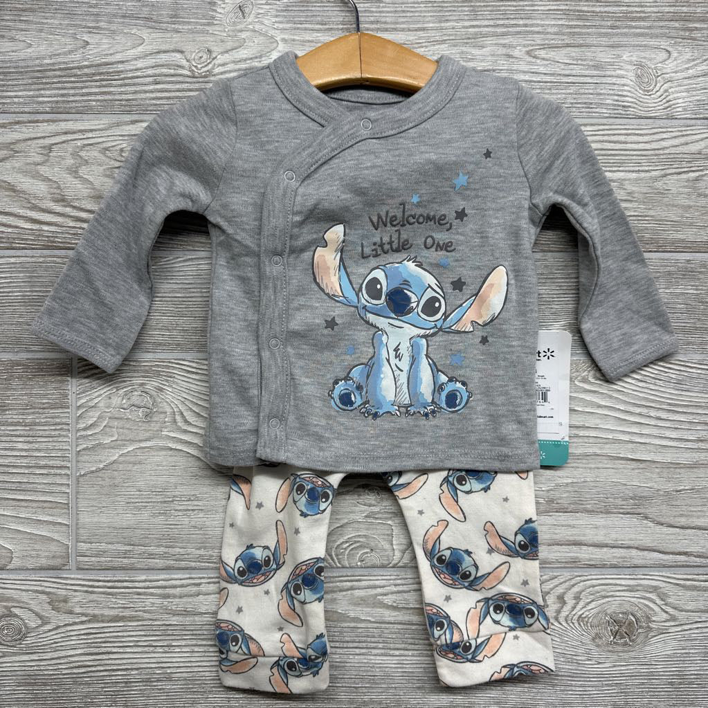 NEW Side Snap Shirt Welcome, Little One & Pants Stitch 3M