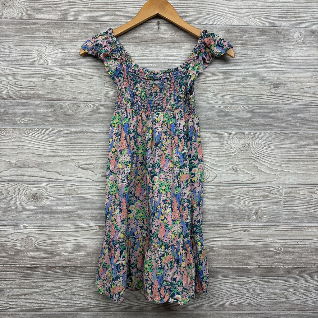 Smocked Dress Ruffle Sleeve Flowers 17