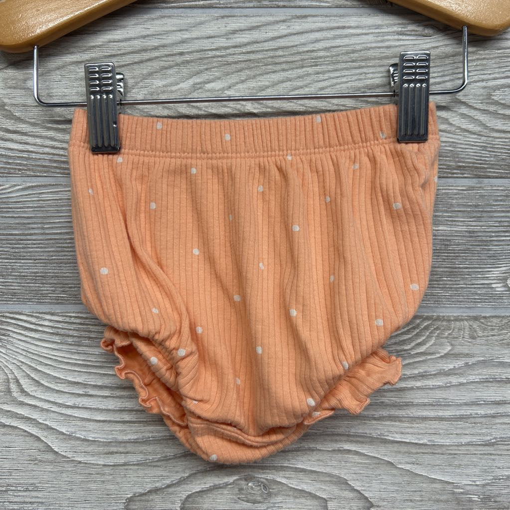 Ribbed Shirt & Shorts Ruffle Sleeve Cuff 6M