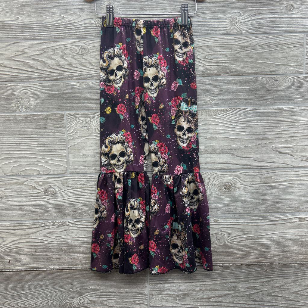 Flare Pants Skulls & Roses 5