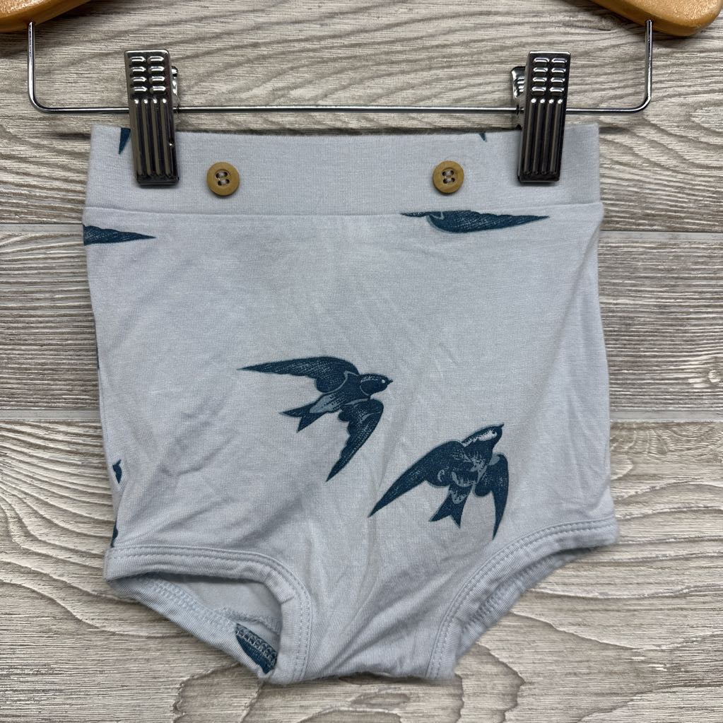 Bamboo High Waist Shorts Birds 6M