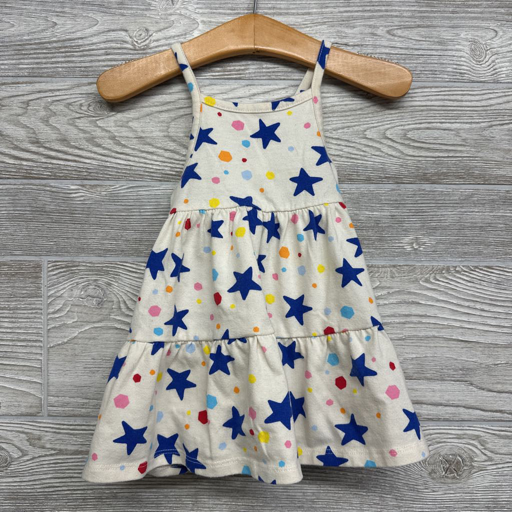 Tank Tiered Dress Stars Dots 12M