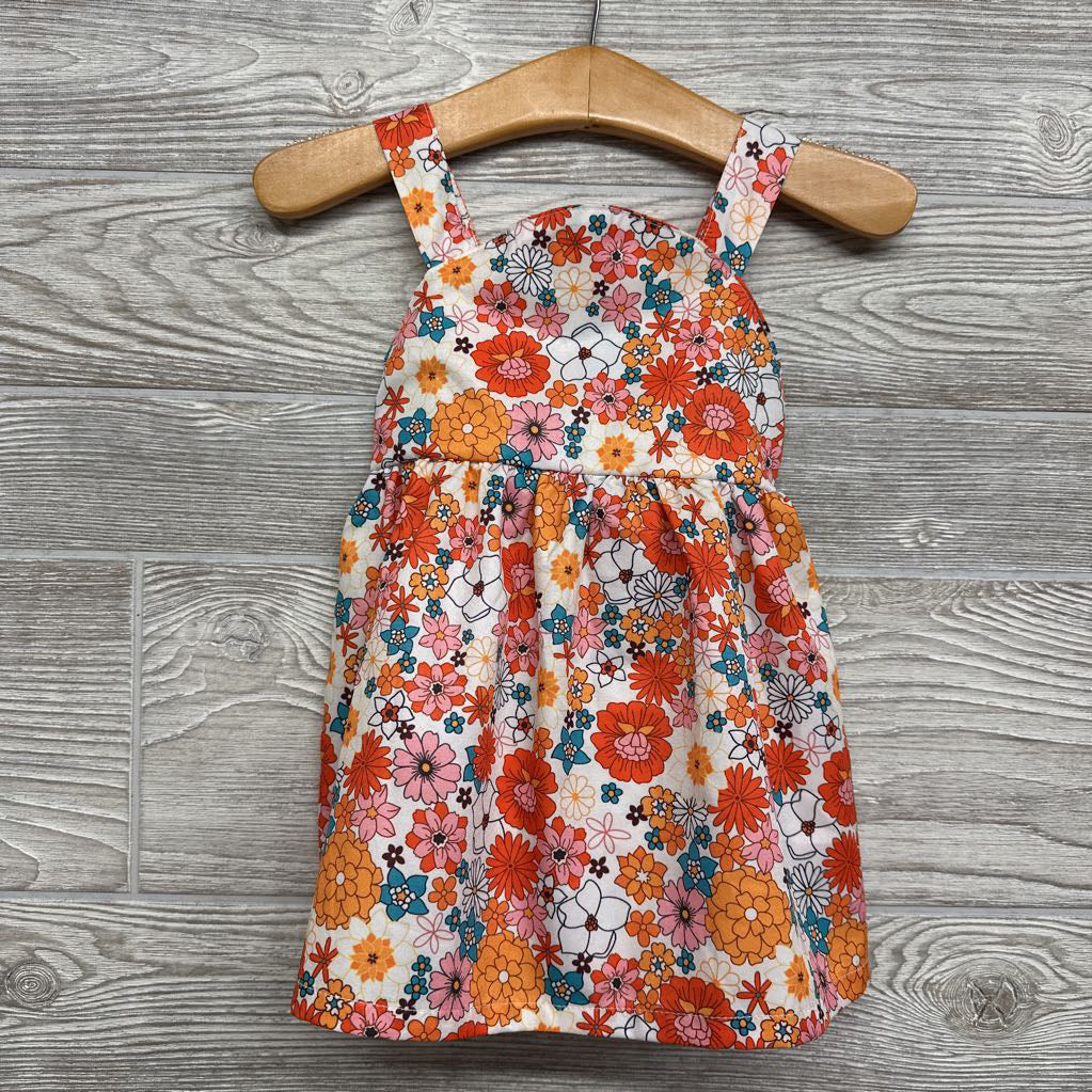 Tank Dress Flowers 3-6M