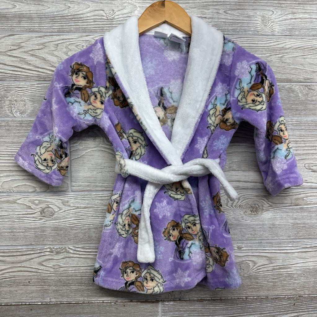 Plush Bath Robe Anna Elsa 4T