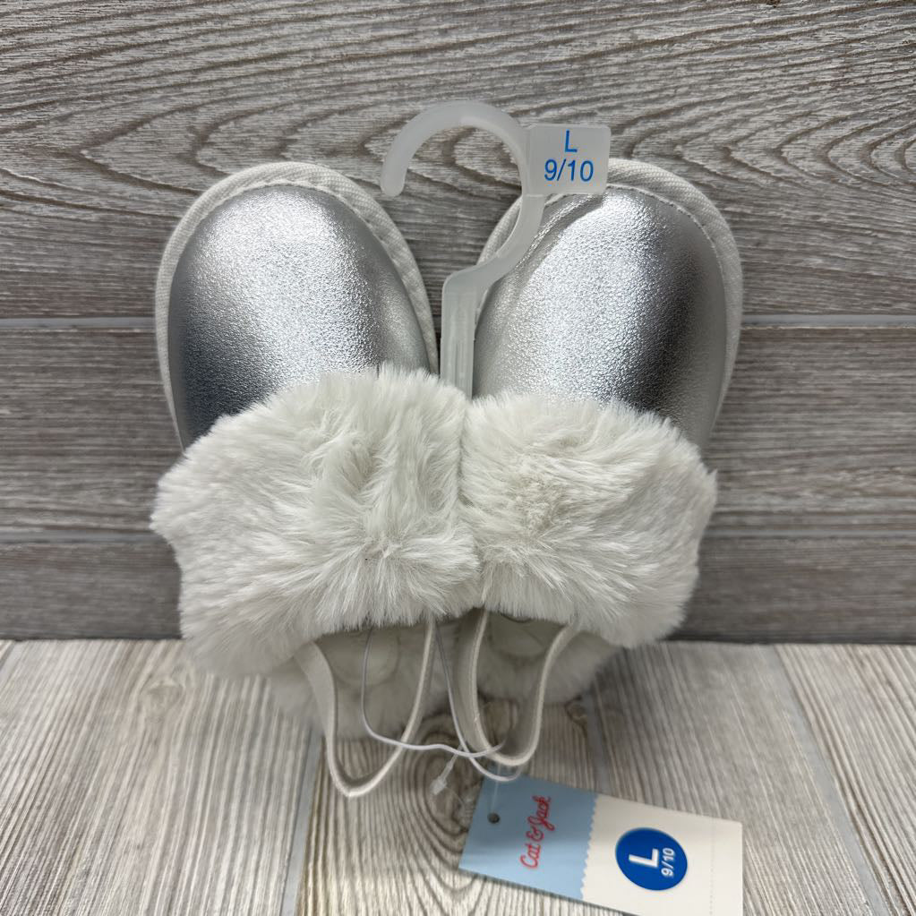 NEW Metallic Slide Slipper Shoes 9-10c
