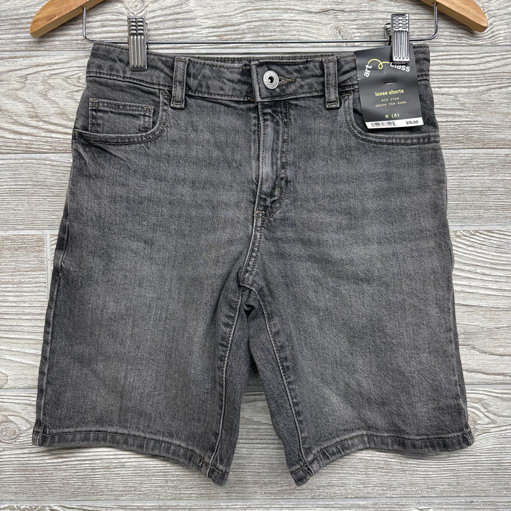 NEW Loose Mid Rise Above The Knee Denim Shorts 8