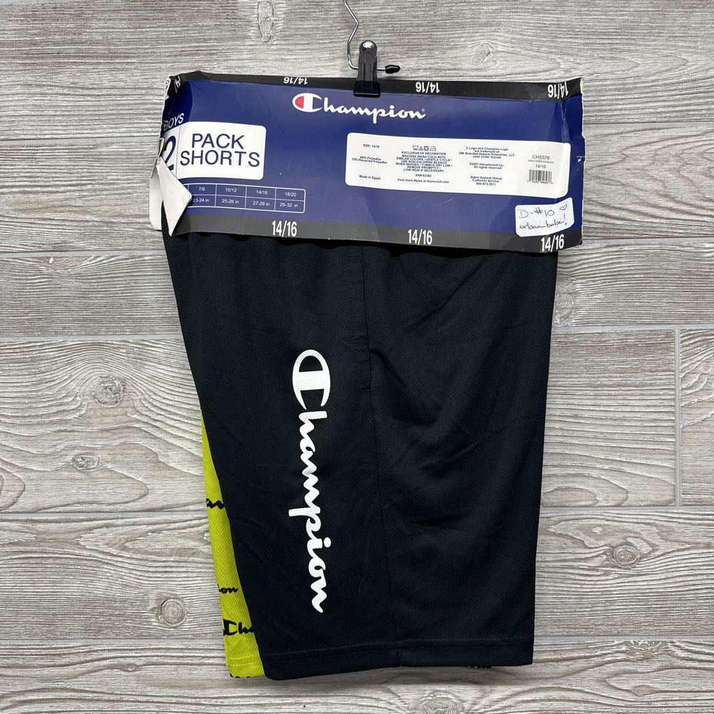 NEW 2 Pk Shorts Logos 14/16