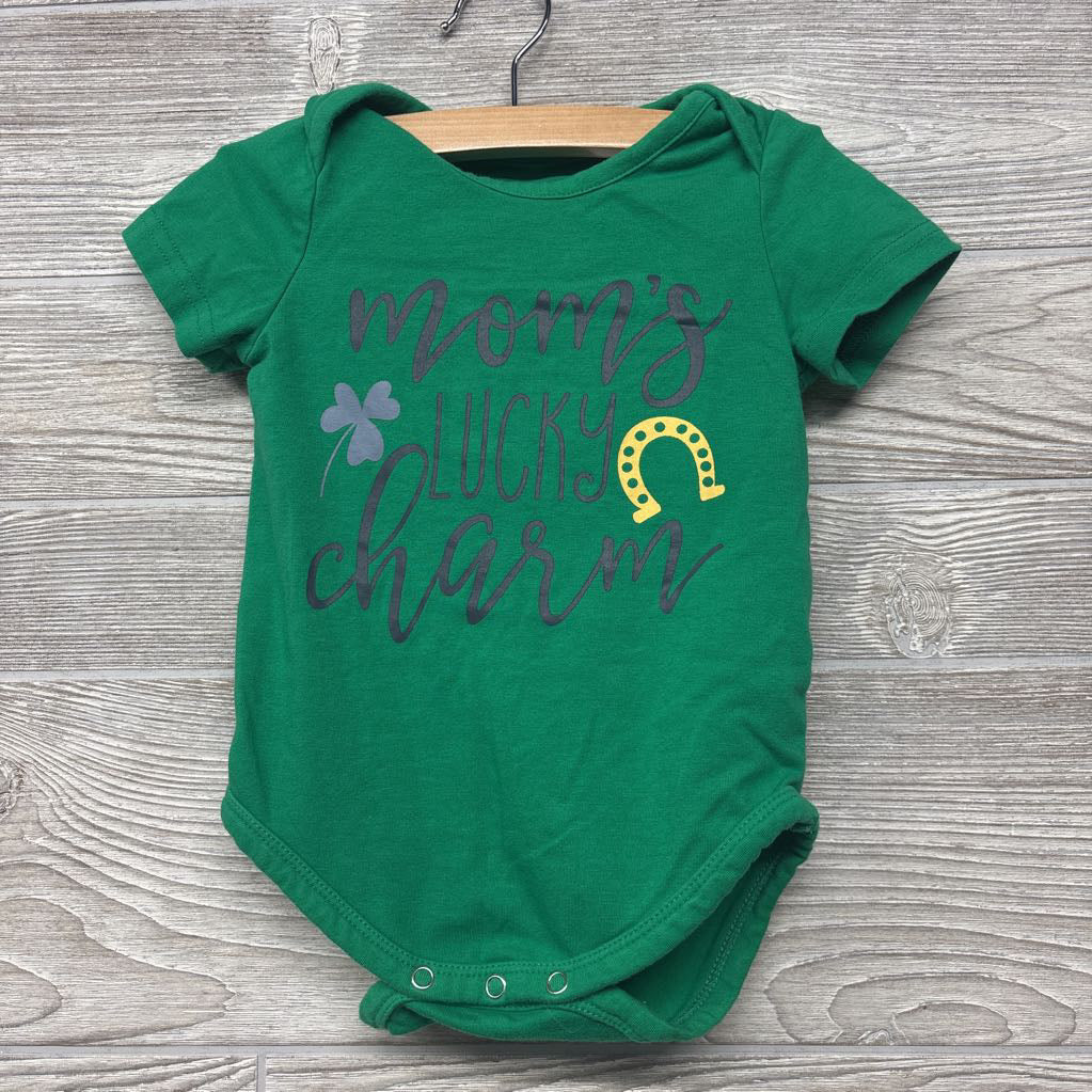 2 Pc Bodysuit Mommy's Lucky Charm & Pants 12M