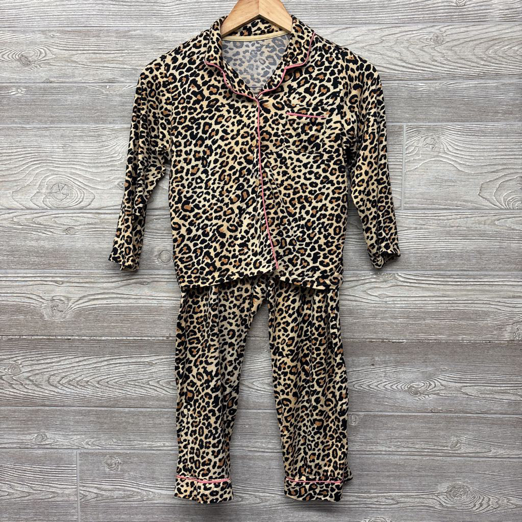 2 Button Up Pc Pj Animal Print 10-12