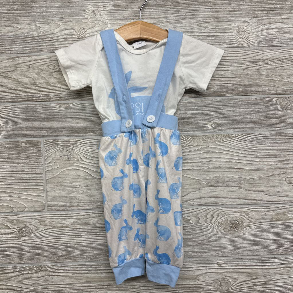 Bodysuit My First Easter, Pants & Hat Rabbits 0-3M