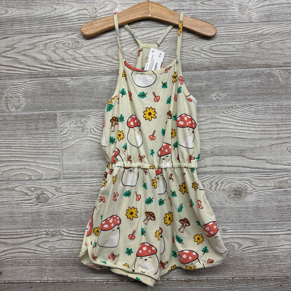 Tank Romper Mushrooms Flowers 6