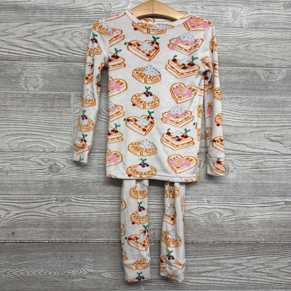 2 Pc LS Snuggly Soft PJs Waffles 5T