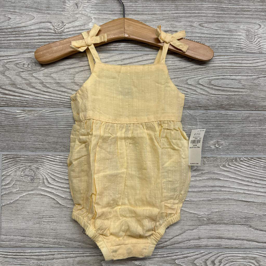 NEW Sleeveless Tie Knot Romper 3-6M