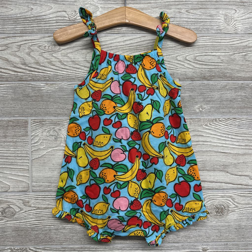 NEW Sleeveless Tie Knot Romper Fruit 18-24M