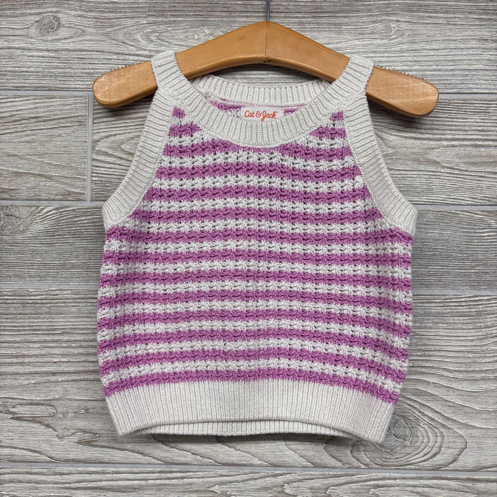 Knit Tank Top Stripes 4-5