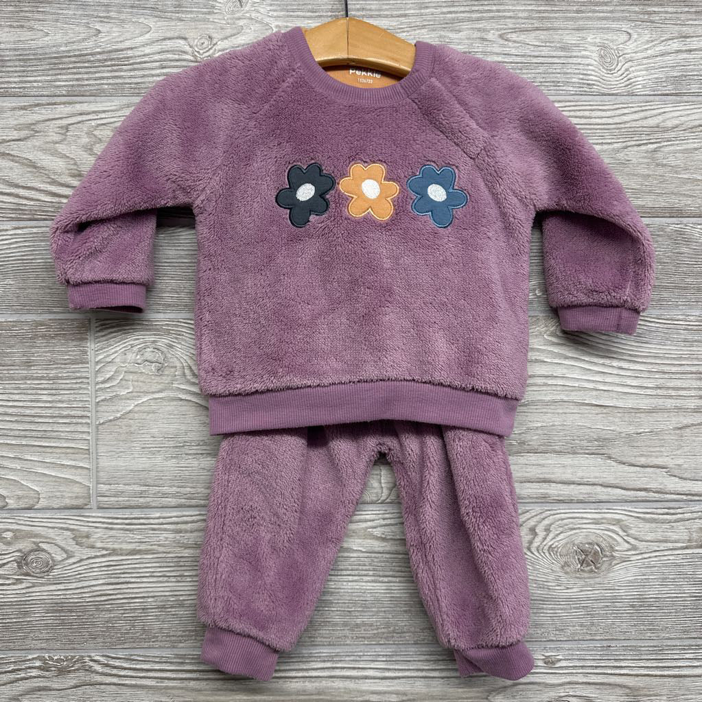 Plush Crewneck, LS Bodysuit & Joggers Flowers Koala 9M