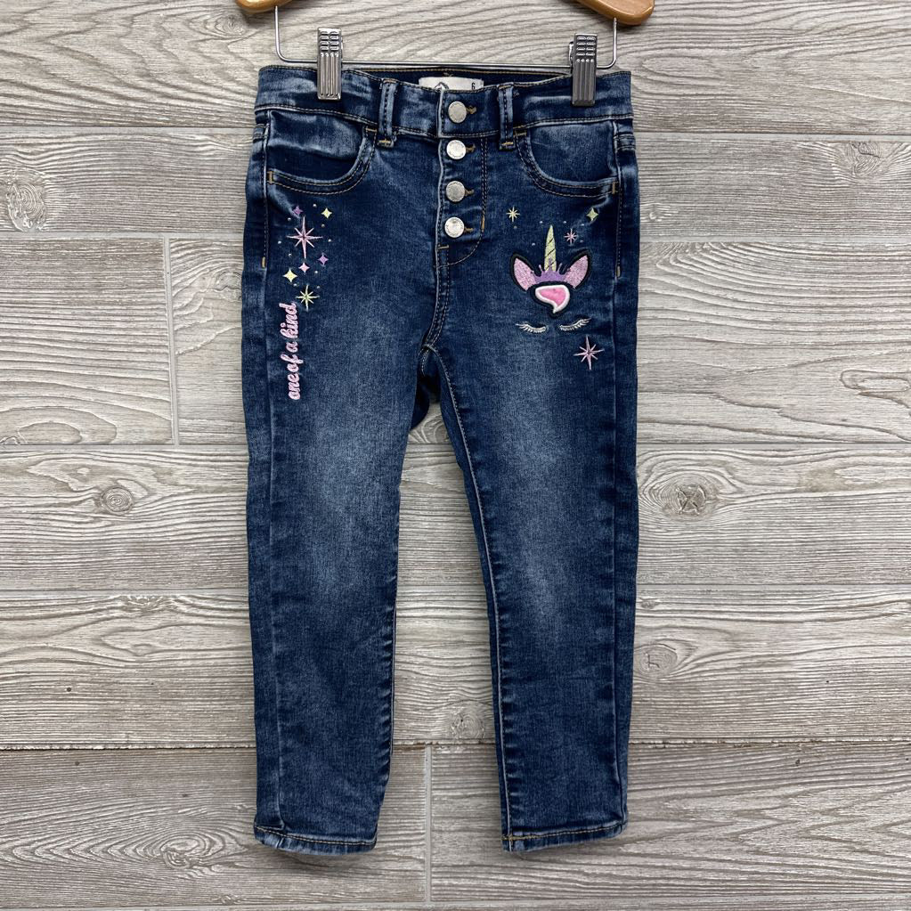 Denim Jeans Embroidered Unicorn 6